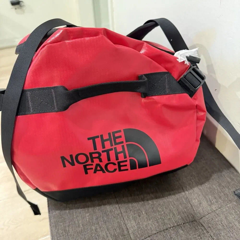 The North Face Small Base Camp Duffel 50L Carry-On Friendly Red/Black - NEW Read